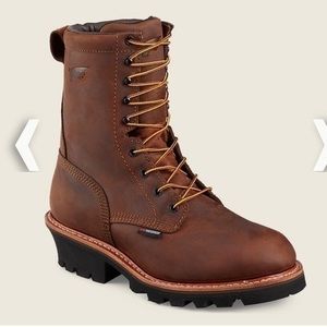 Red Wing Loggermax 9” Insulated,Waterproof, safety Toe Boots. Styler #4417